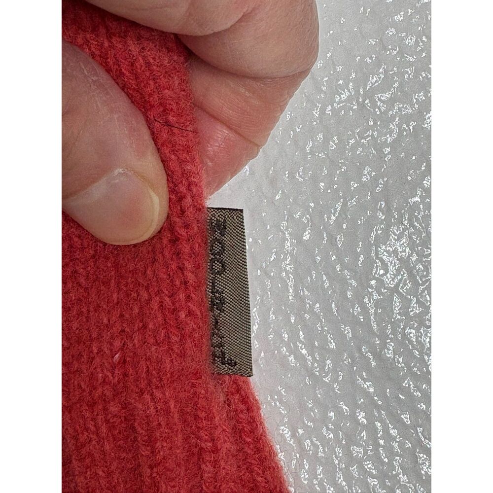 Woolrich Sweater Womens X-Large Vintage Pullover Nordic Winter Coral Lambs Wool - Picture 4 of 14